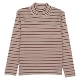 Teela Brick Stripe Mock Neck