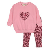 Teela Pink Leopard Set