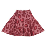 Teela Pink Leopard Skirt