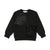 Teela Black Velour Patchwork Top