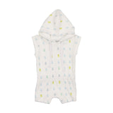 Bee & Dee Blue Pineapple Terry Romper
