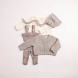 Bee & Dee Toasted Oat Textured Wool Ensemble