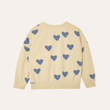 The Campamento Cream Heart Sweatshirt