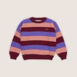 The New Society Blue Iris Stripe Cruz Sweater