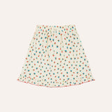 The Campamento Ecru Small Flowers Midi Skirt