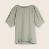 Lmn3 Fog Green Combined Rib Tee