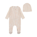 Bee & Dee Sand Pink Tropical Footie Set