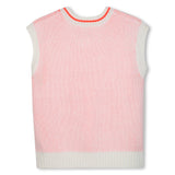 Billieblush Ivory Heart Sweater Vest