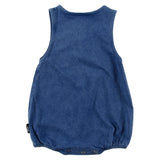Loud Navy Marble Dye Family Romper