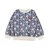 Loud Navy Flower Chalet Sweatshirt