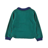 Loud Green Cosy Polo Sweater