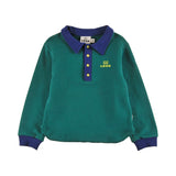 Loud Green Cosy Polo Sweater