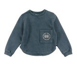 Loud Green Storm Marble Dye Brother Sweatshirt