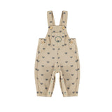 Piupiuchick Beige Heart Overalls
