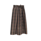 Cosmosophie Brown Cross Skirt