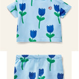 Wynken Bird Blue Tulips Kite Set