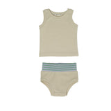 Crew Natural Color Block Rib Set
