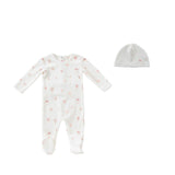 Kipp Pink Hot Air Balloon Footie & Hat Set