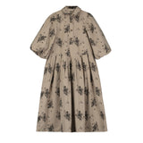 Little Creative Factory Camel Lilly Pleated Dress