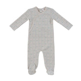Kipp Blue Cerise Footie