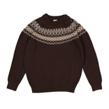 Analogie Chocolate Brown Heirloom Knits Sweater