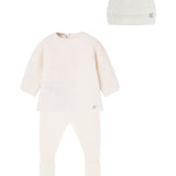 Paz Cream Textured Knit Set