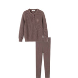 Nou Nelle Brown Knit Set