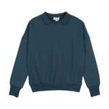 Bopop Teal Polo Sweatshirt