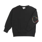 Bopop Black Heart Sweatshirt