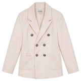 Blumint Cream Velvet Blazer