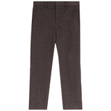 Mann Brown Herringbone Pants