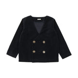 Analogie Navy Velvet Blazer