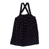 Analogie Navy Vintage Floral Pinafore Jumper