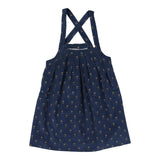 Analogie Off Blue Vintage Floral Pinafore Jumper
