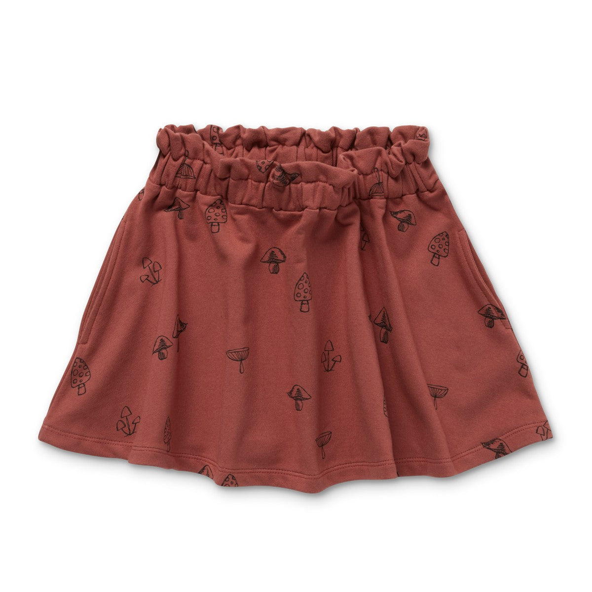 Sproet & Sprout Barn Red Mushroom Print Skirt