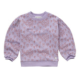 Sproet & Sprout Lavender Hearts Print Sweatshirt