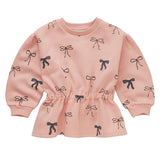 Sproet & Sprout Peach Parfait Peplum Sweatshirt