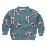 Sproet & Sprout Shady Green Bow Sweater