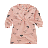 Sproet & Sprout Peach Parfait Bow Print Dress