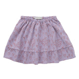 Sproet & Sprout Lavender Heart Print Ruffle Skirt