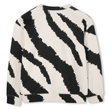 Marc Jacobs Black Zebra Print Sweatshirt