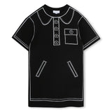 Marc Jacobs Black Double Jersey Stitch Dress