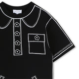 Marc Jacobs Black Double Jersey Stitch Dress