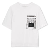 Marc Jacobs White Printed Pocket T-Shirt
