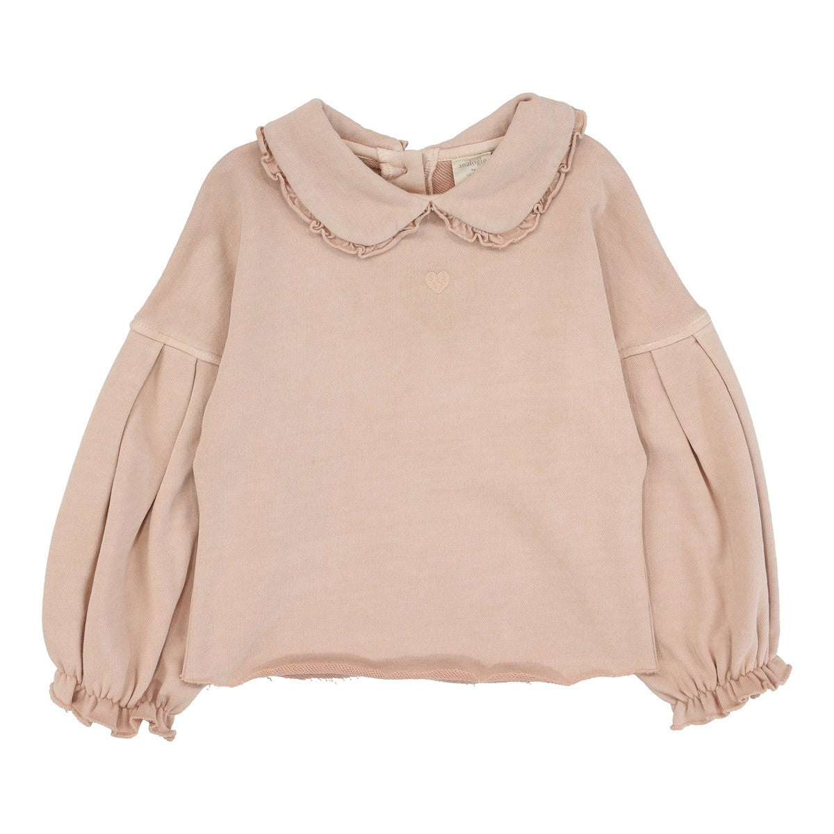 Analogie Dusty Pink Wash Girls Sweatshirt 