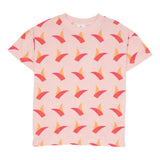 Wynken Pale Peach Feuille T-Shirt