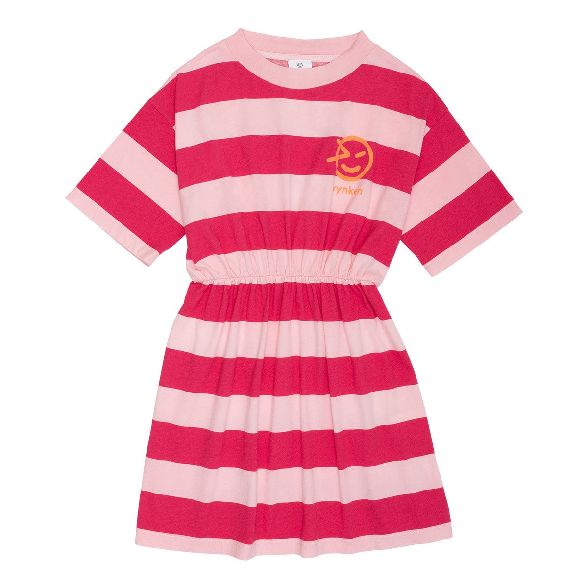 Wynken Pop Pink/Magenta Wide Stripe Dress
