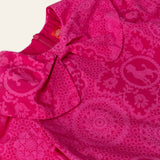 Oilily Fuchsia Dimanche Retro Print Dress