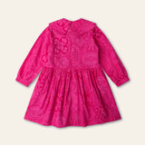 Oilily Fuchsia Dimanche Retro Print Dress