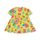 Oilily Limeade Marker Flowers Downtown Dress